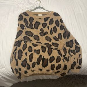 leopard print sweater from altard state :)